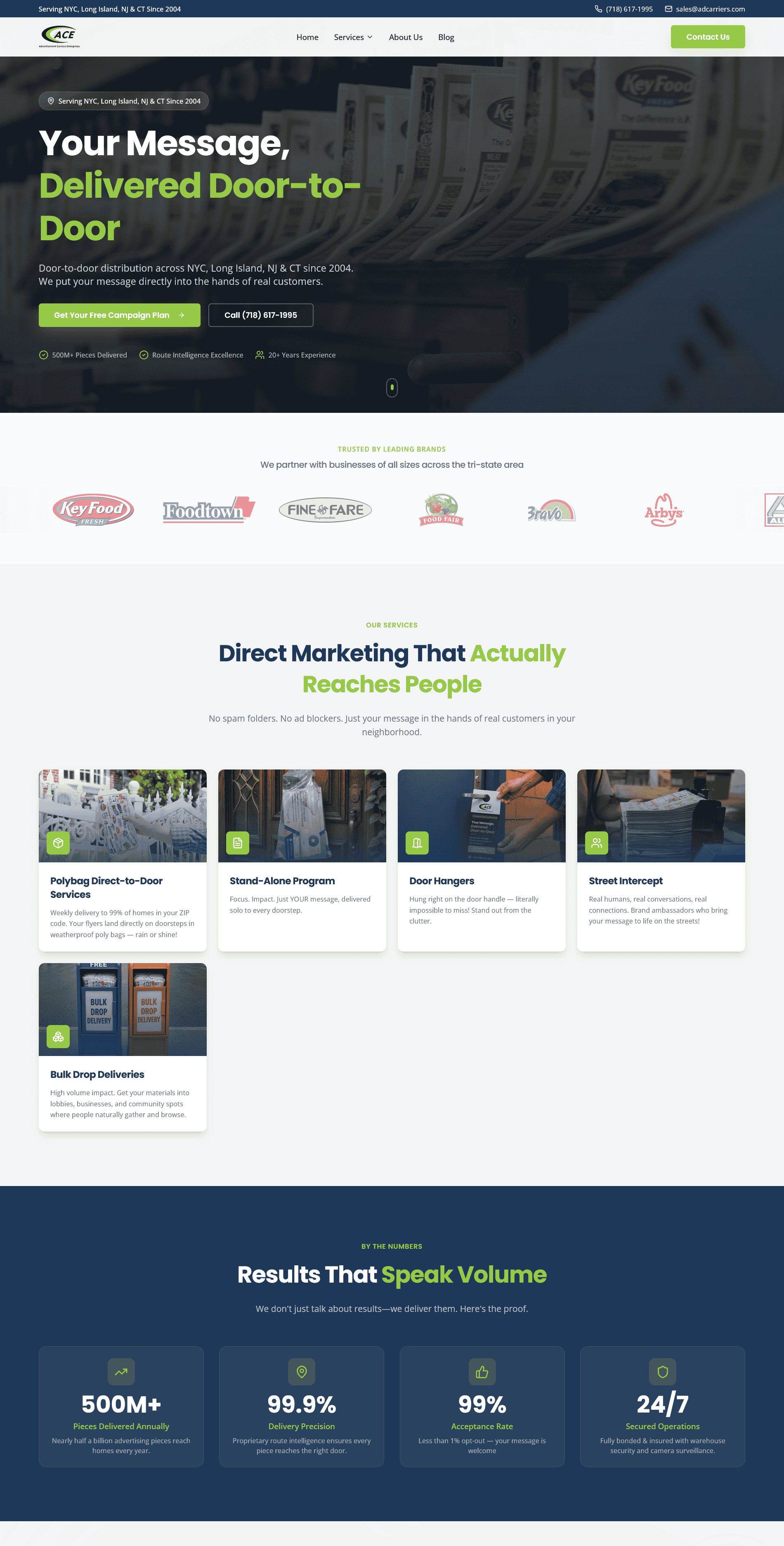 ACE Circulars — Corporate Website screenshot 1