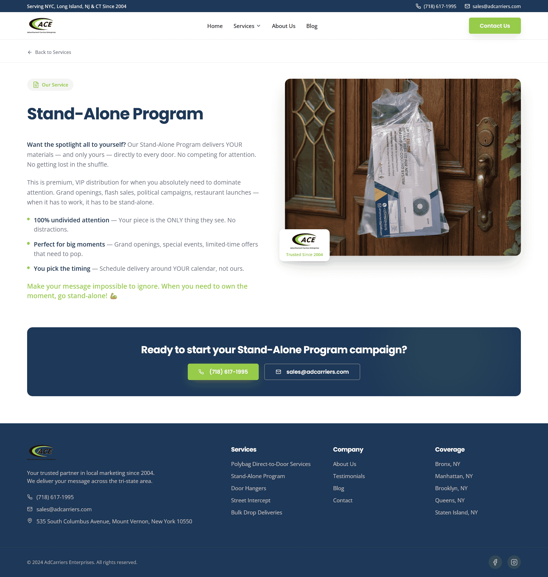 ACE Circulars — Corporate Website screenshot 2