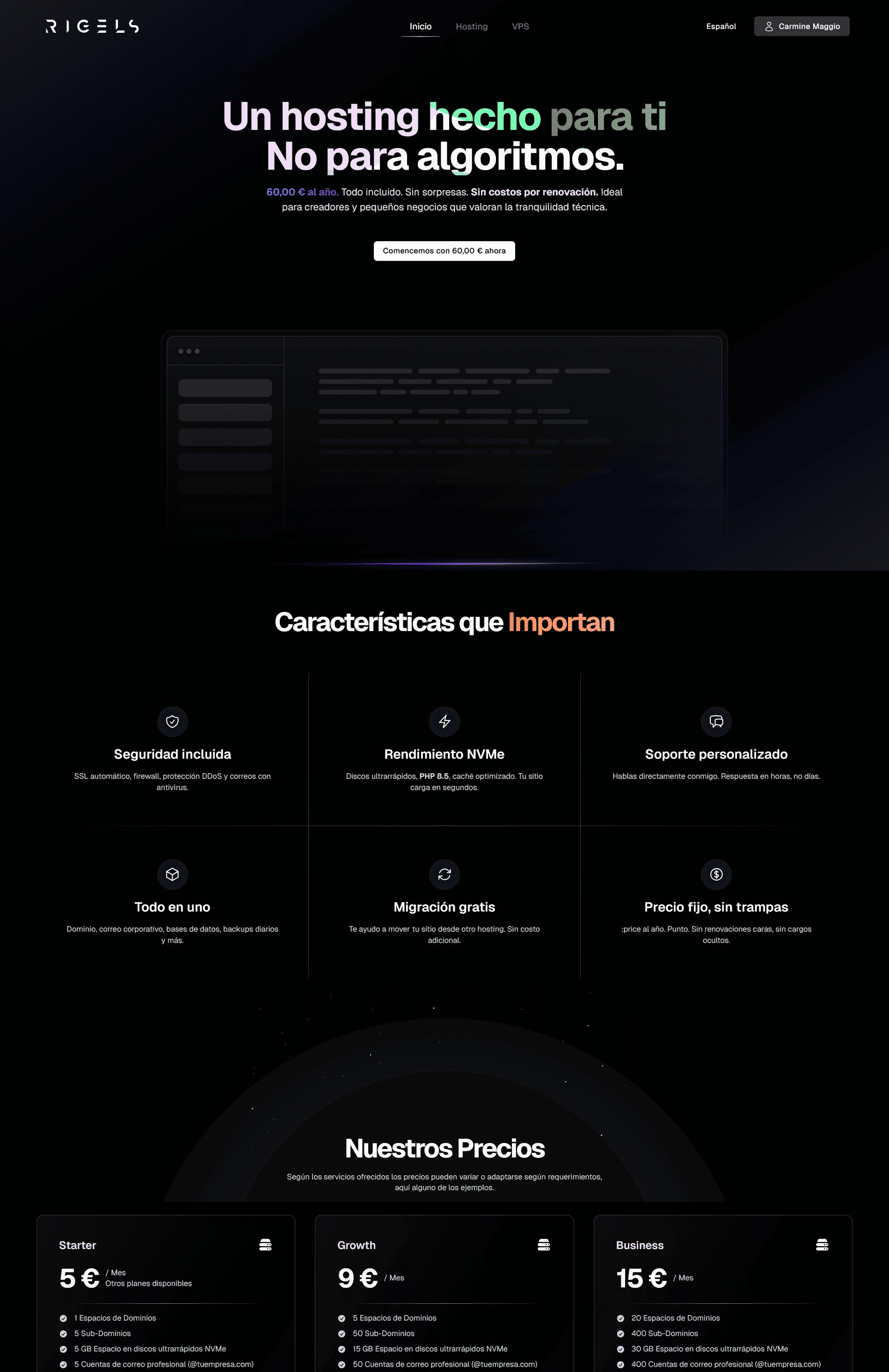 Rigels.io screenshot 1